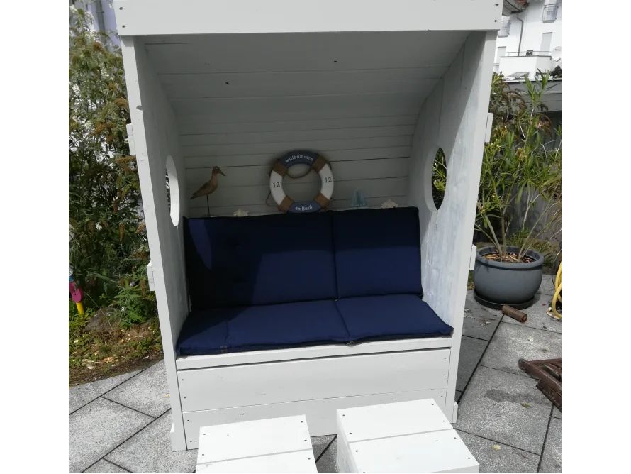 Strandkorb aus Holz