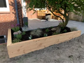 Hochbeet aus Holz