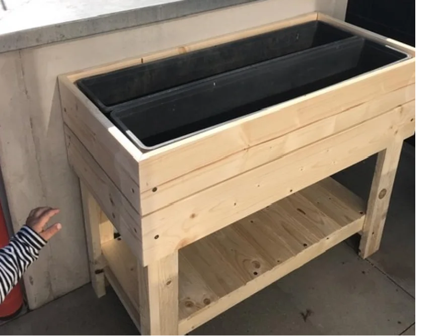 Hochbeet aus Holz