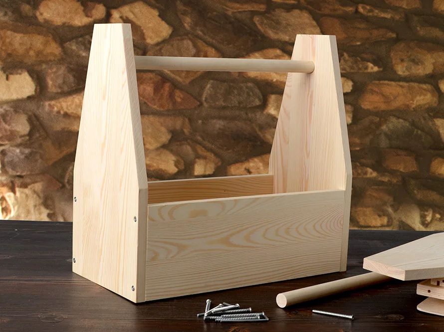 Werkzeugkasten aus Holz