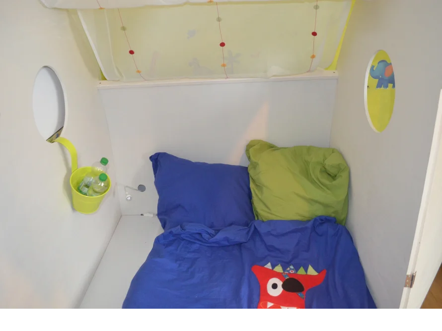 Gemütliche Schlafhöhle für Kinder