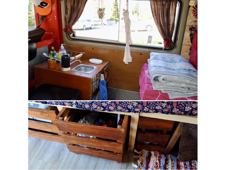 Einrichtung eines Campingbusses