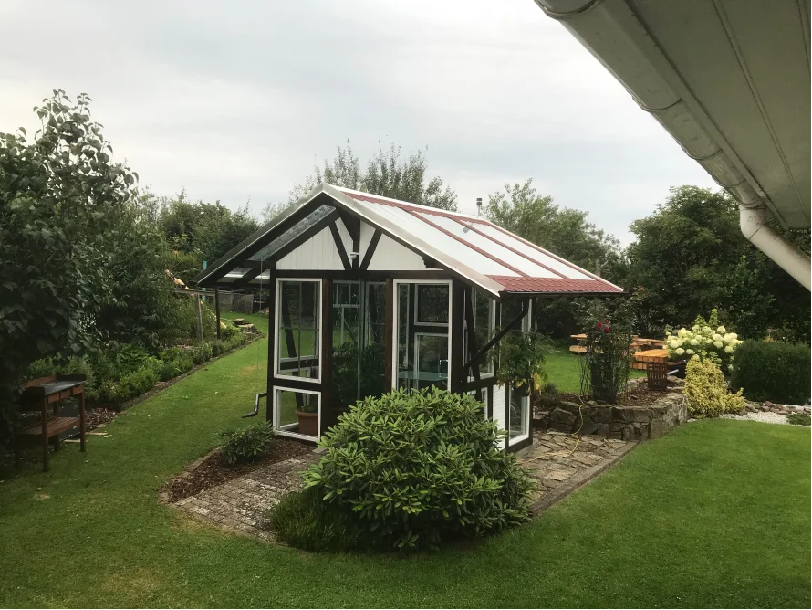 Gartenhaus im Bau