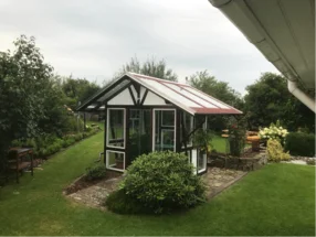 Gartenhaus im Bau