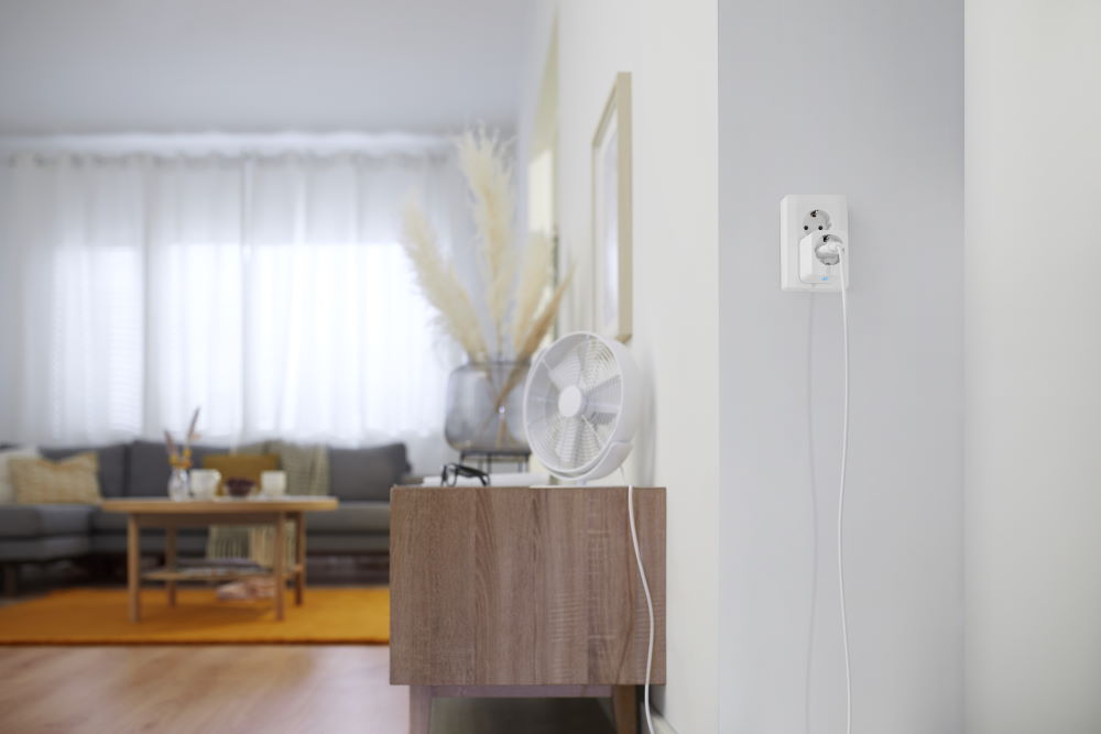 Ventilator an einer intelligenten Steckdose